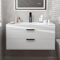 36 Inches Modern MDF Bathroom Vanity by suntage