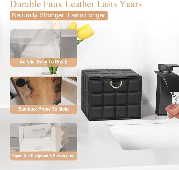 Disposable Face Towel Holder Box, Reusable Organizer - Image 5