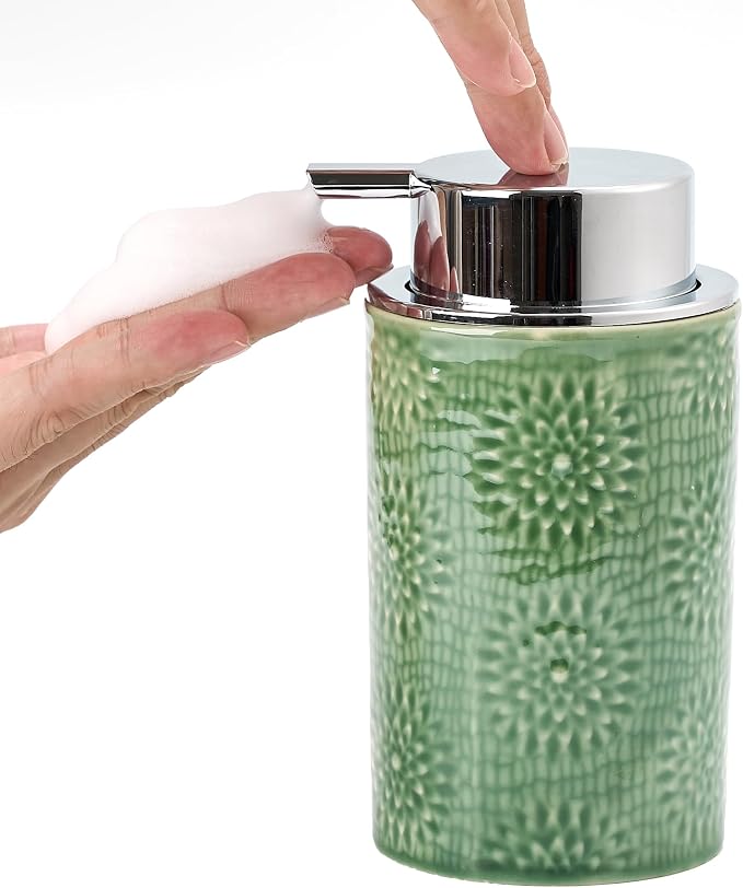 Green Foam Soap Dispenser, Foam Dispenser by GIRLUFO