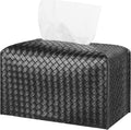 Tissue Box Cover PU Leather Tissue Holder Square Facial Tissue Case Facial by zoocatia