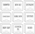 Segbeauty 18pcs Waterproof Self-Adhesive Labels by Segbeauty