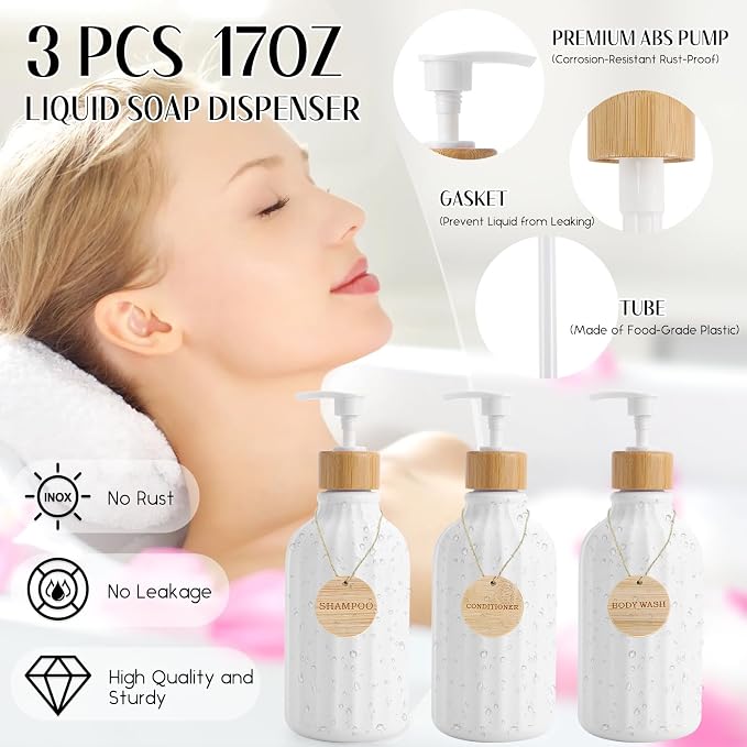 Bathroom Accessories Set White Bathroom Set - Image 3