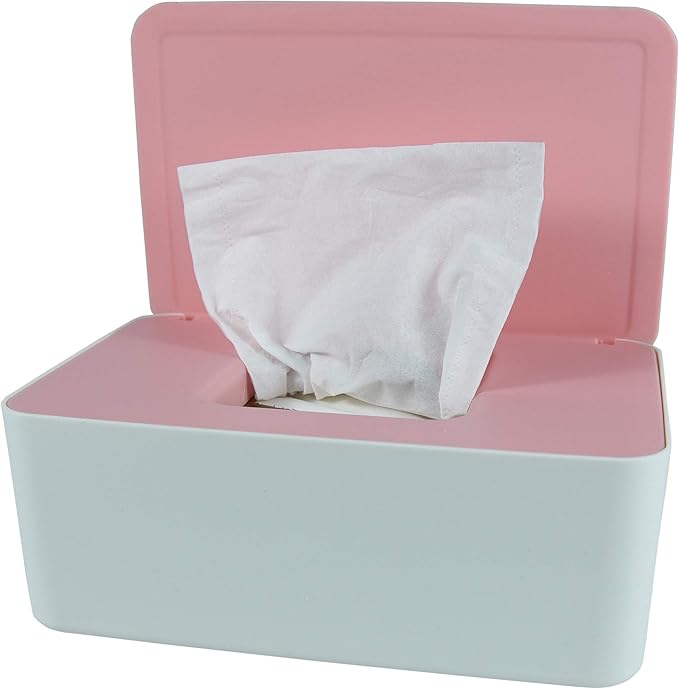 Diaper Wipes Dispenser, Tissue Storage Box Case, Wet Wipe Dispenser Holder by The+Revenant