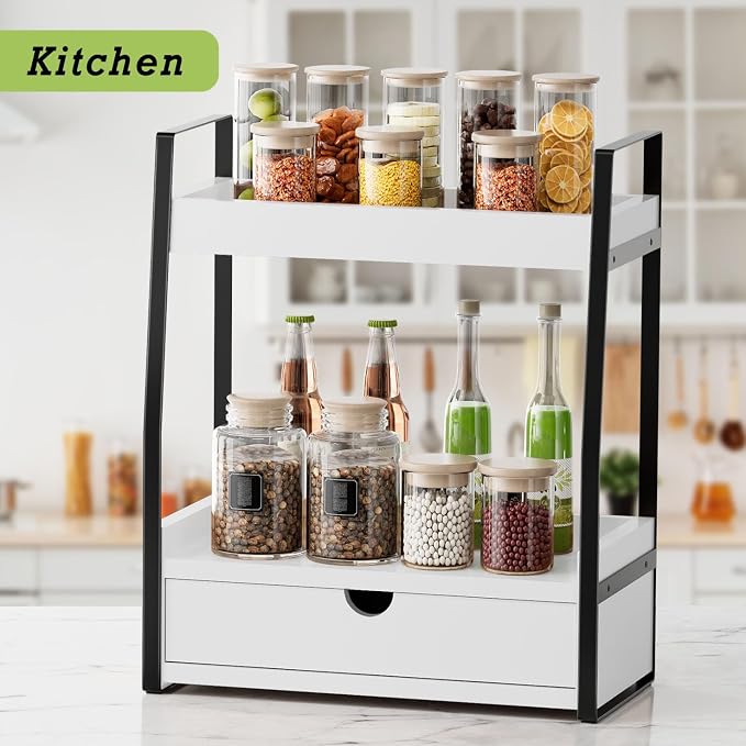 2-Tier Bathroom Organizer Countertop, Bathroom Sink Organizer Countertop - Image 6