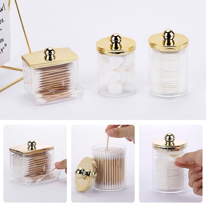 Tbestmax 3 Pack Qtips Dispenser - Image 4
