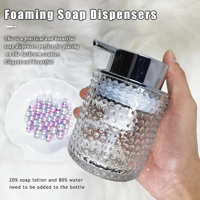 Glass Hand Foaming Soap Dispensers - Image 2