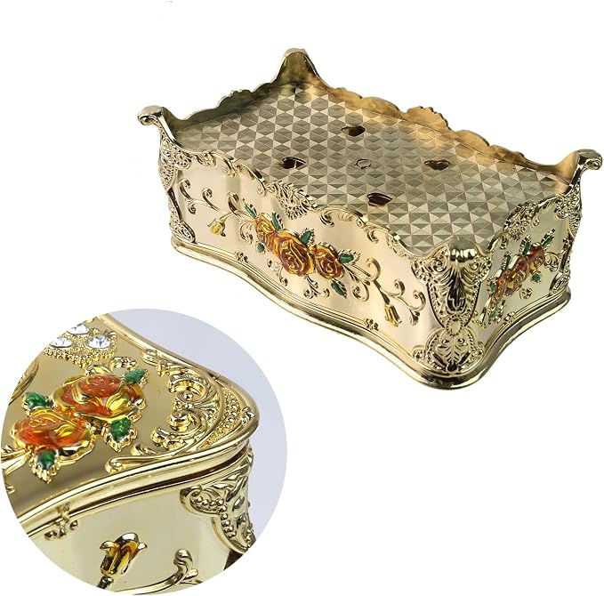 Geesatis Tissue Box Cover, Rectangle Tissue Box Holder, Rectangular Napkin - Image 4