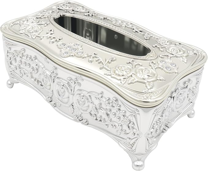 Geesatis Tissue Box Cover, Rectangle Tissue Box Holder, Rectangular Napkin by GeesatisToolHardware