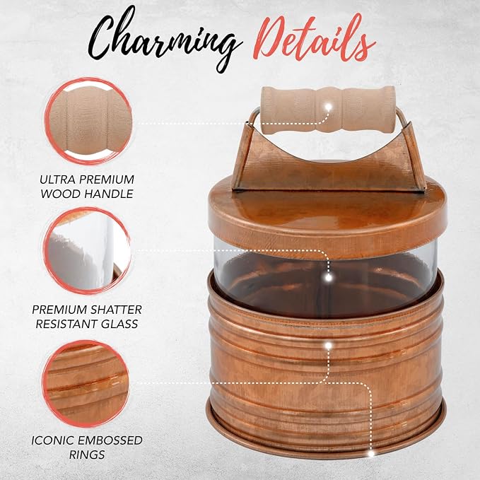 Autumn Alley Rustic Bathroom Accessories Set 4 - Image 3