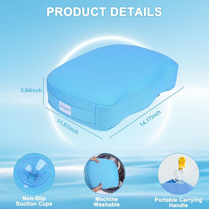 Hot Tub Booster Seat for Adults, Weighted Non-Slip Spa Cushion Pillow - Image 3