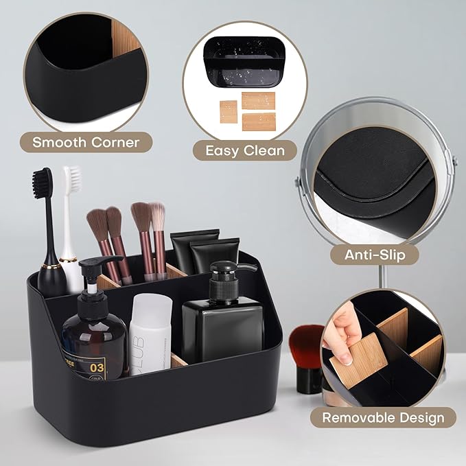Electric Toothbrush Holders for Bathrooms, Toothpaste Organizer - Image 2