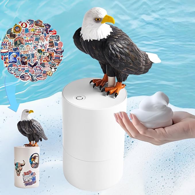 Peace Bird Foam Soap Dispenser-Pigeon and Bald Eagle Shaped Foam Hand Washer by Unknown