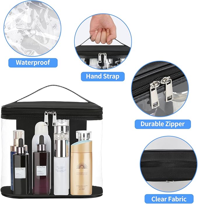 Heavy Duty Leak Proof Clear Travel Bags - Image 4