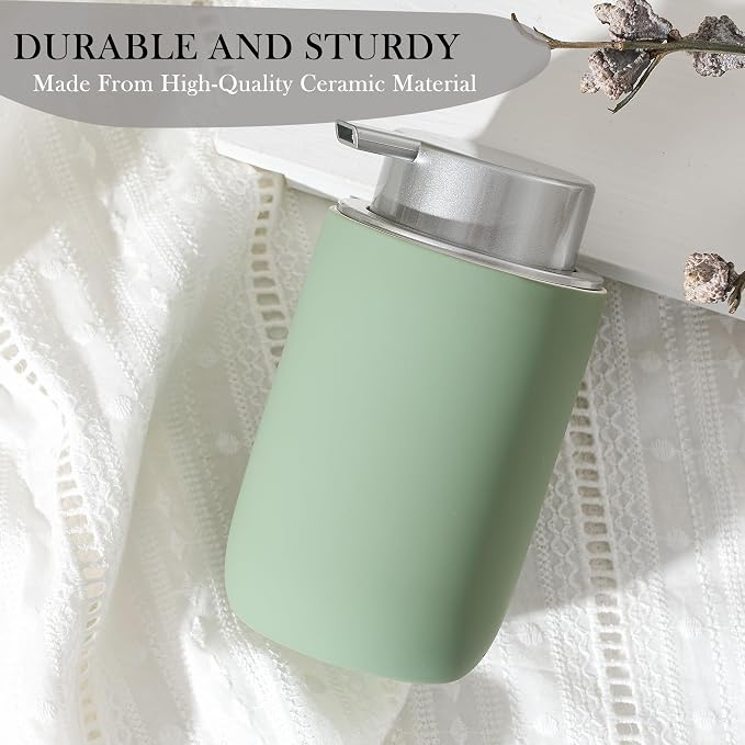 Foaming Soap Dispenser, 12oz Foam Dispenser Ceramic, Foaming Hand Soap - Image 7