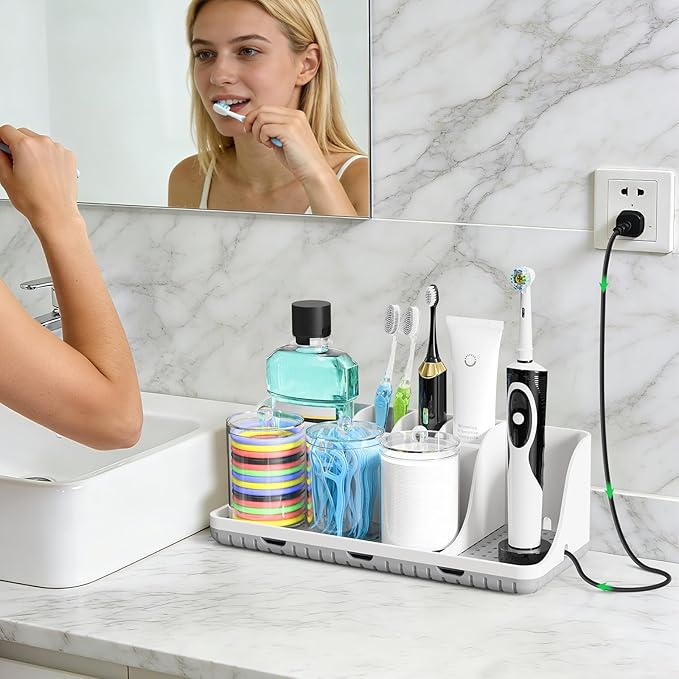 Bathroom Counter Organizers and Storage, Toothbrush Holders - Image 2
