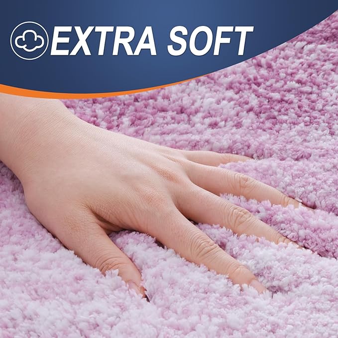 OLANLY Bathroom Rug Set 2 Piece, Soft Absorbent Microfiber Bath Mats and - Image 3