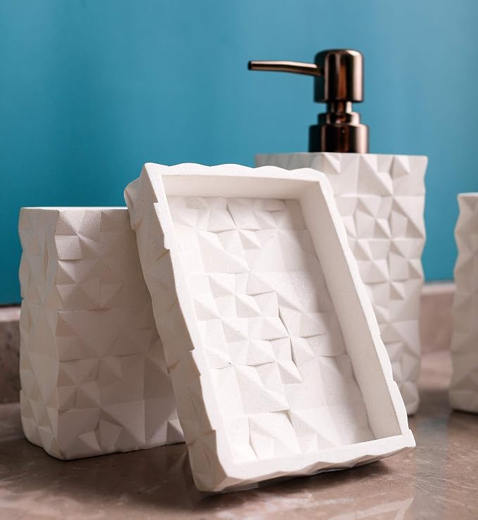 Hymmah Bathroom Accessories Set, Toothbrush Holder, Farmhouse Bathroom Decor - Image 3