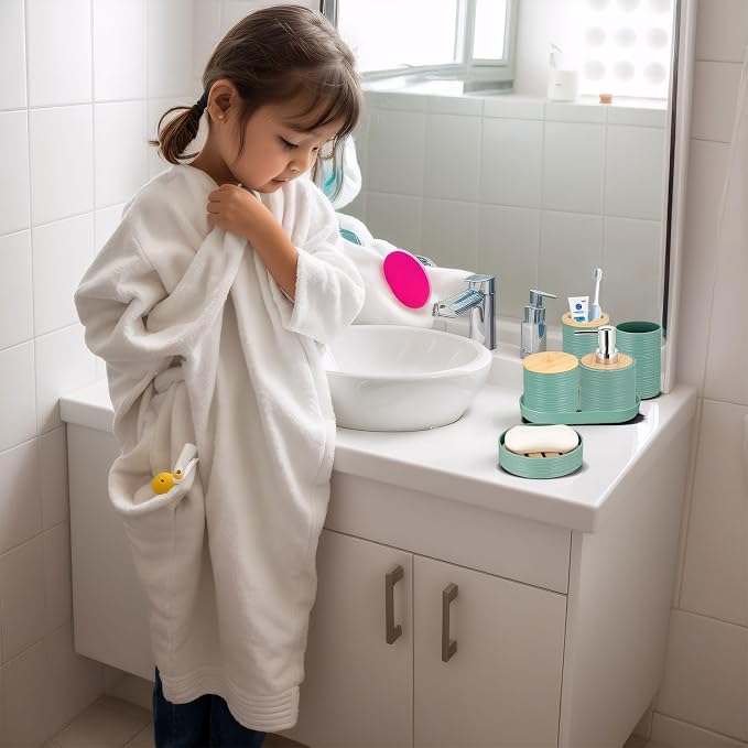 IMAVO Bathroom Accessory Set-11Pcs Blue Bathroom Accessories Set - Image 5