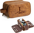 Janhavi Large Shaving Bag for Men Travel Waterproof, Engraved Initials & by Janhavi
