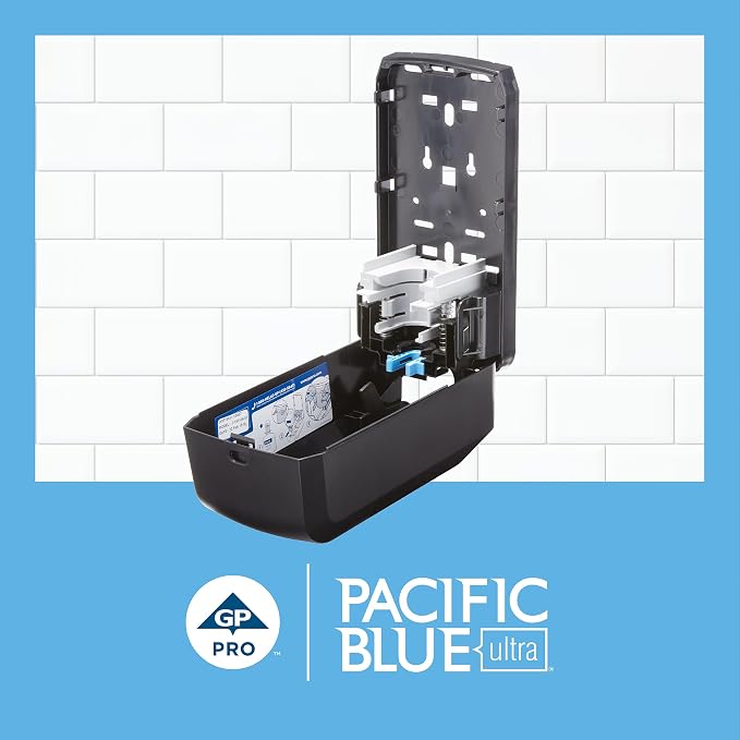 Georgia-Pacific Pacific Blue Ultra Manual Push Soap Dispenser, Wall Mounted - Image 4