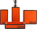 Hymmah Bathroom Accessories Set, Toothbrush Holder, Farmhouse Bathroom Decor by Hymmah