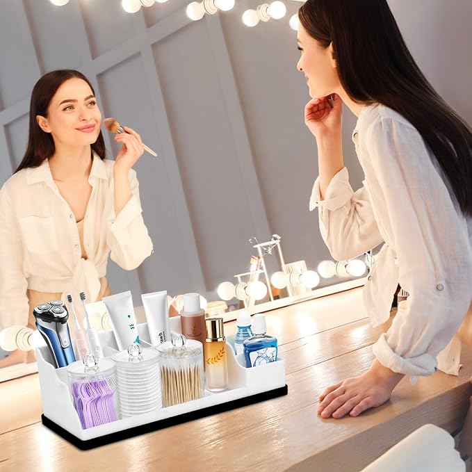 Bathroom Counter Organizer, Toothbrush and Toothpaste Holder - Image 5