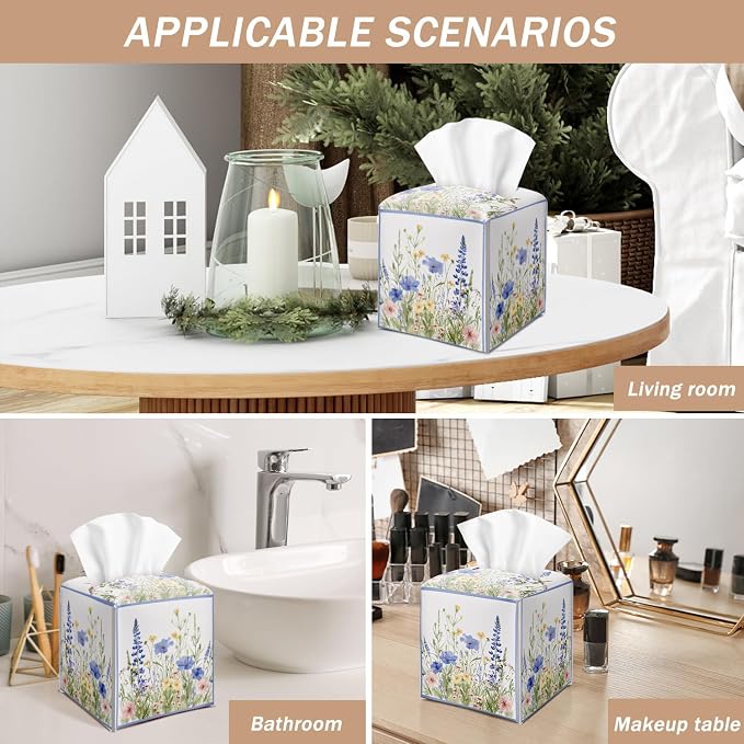 Wildflowers Tissue Box Cover Square - Image 5