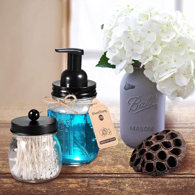Amolliar Mason Jar Foaming Soap Dispenser Pump Lids, Foaming Pump Replacement - Image 5