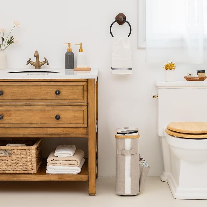 StorageWorks Toilet Paper Storage Baskets - Image 2