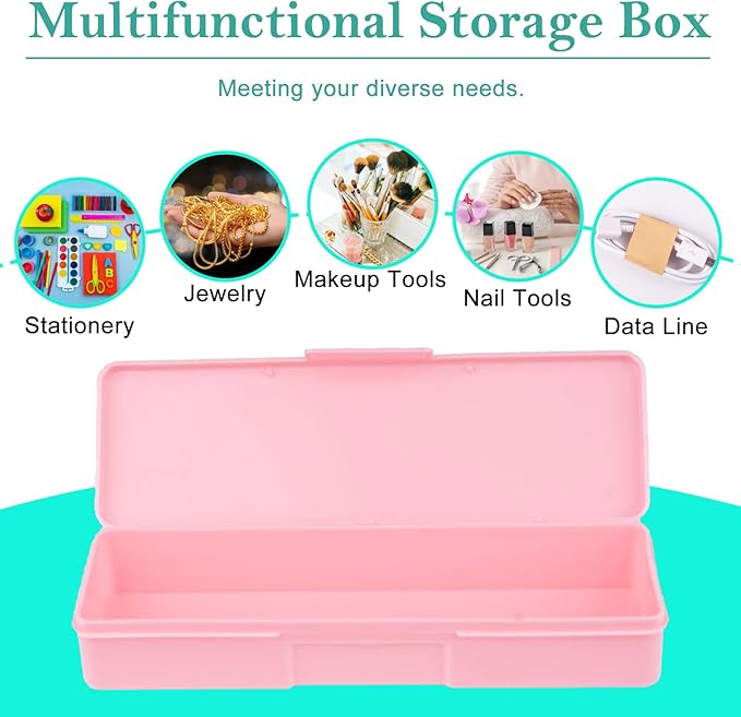 4-Piece Plastic Storage Box for Nail Tools - Image 4
