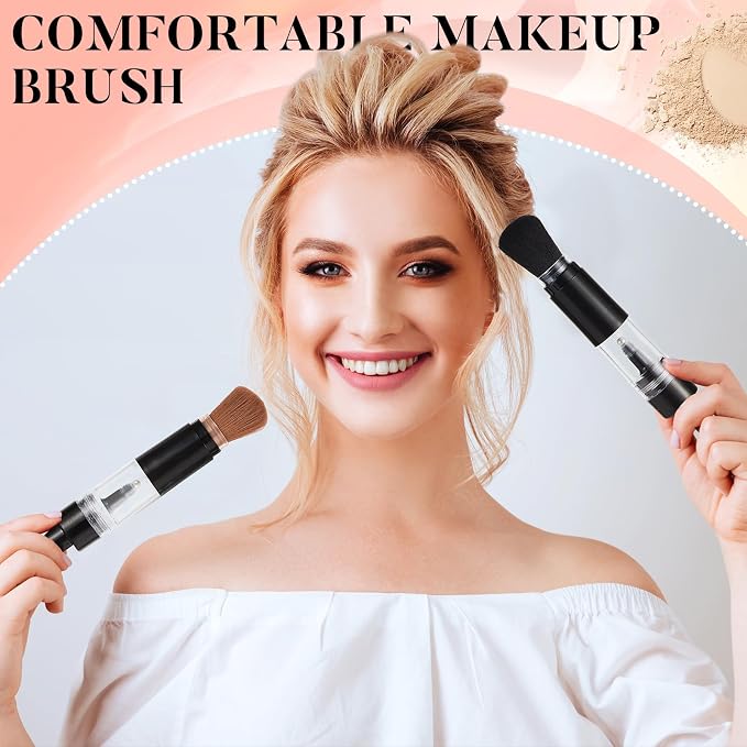 Tioncy 2 Pcs Refillable Loose Powder Brush Embossing Powder Brush Reusable - Image 5
