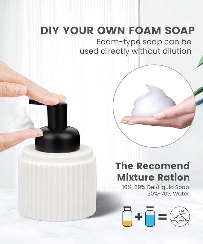 White Bathroom Accessory Set - Image 3