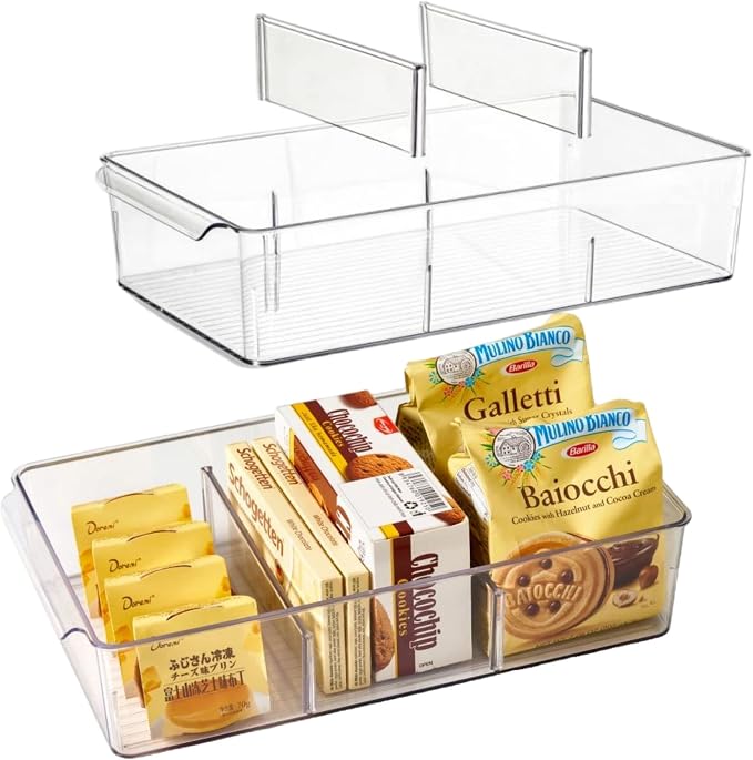 vacane Plastic Pantry Organization and Storage Bins by vacane