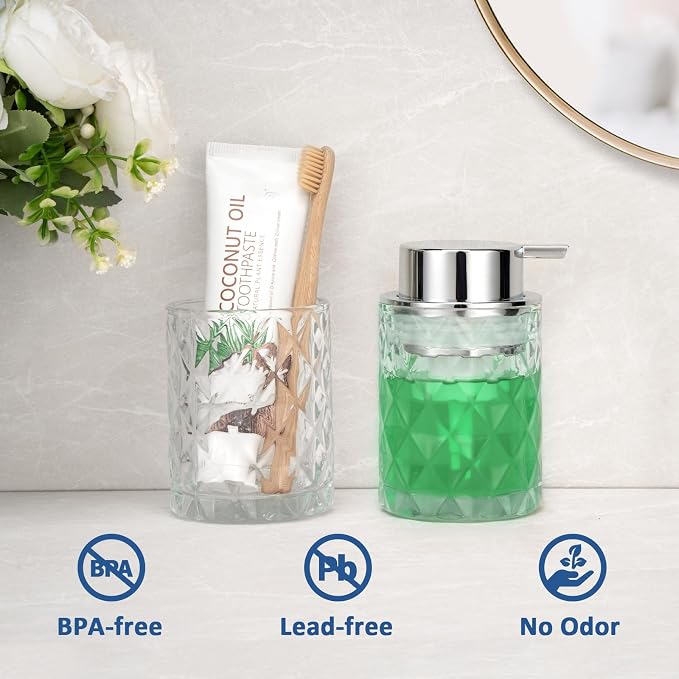 Bathroom Glass Soap Dispenser - Image 2