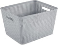 Sterilite 6-Pack Tall Basket, Woven Plastic Storage Baskets by Sterilite