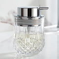 Glass Soap Dispenser, Bathroom Hand Liquid Soap Dispensers, Refillable Dish by Enra