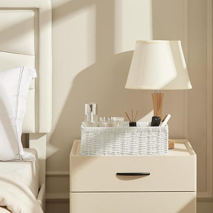 Vagusicc Wicker Storage Basket, Paper Rope Wicker Baskets - Image 8