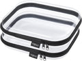 Hard Sided Clear Zipper Case for Storage- Professional-Grade Plastic Clear by Unknown