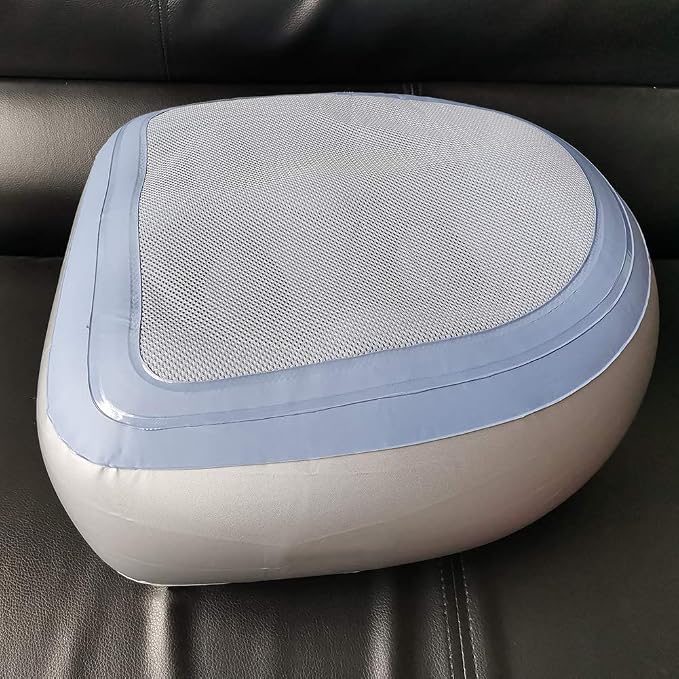 Hot Tub Booster Cushion w/Suction Cups, Inflatable Spa Cushion PVC Bathtub by JustEJoy