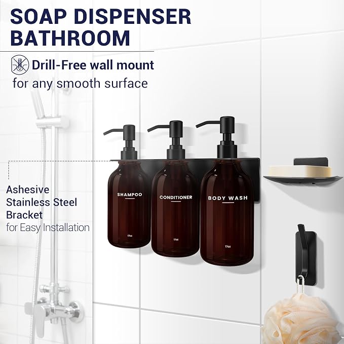 KLL Shampoo and Conditioner Dispenser - Image 2