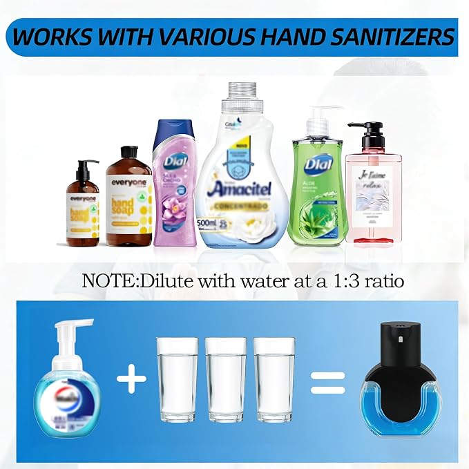 Automatic Soap Dispenser Touchless, Rechargeable Foaming Soap Dispenser - Image 3