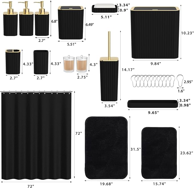 Bathroom Accessory Set - Image 3