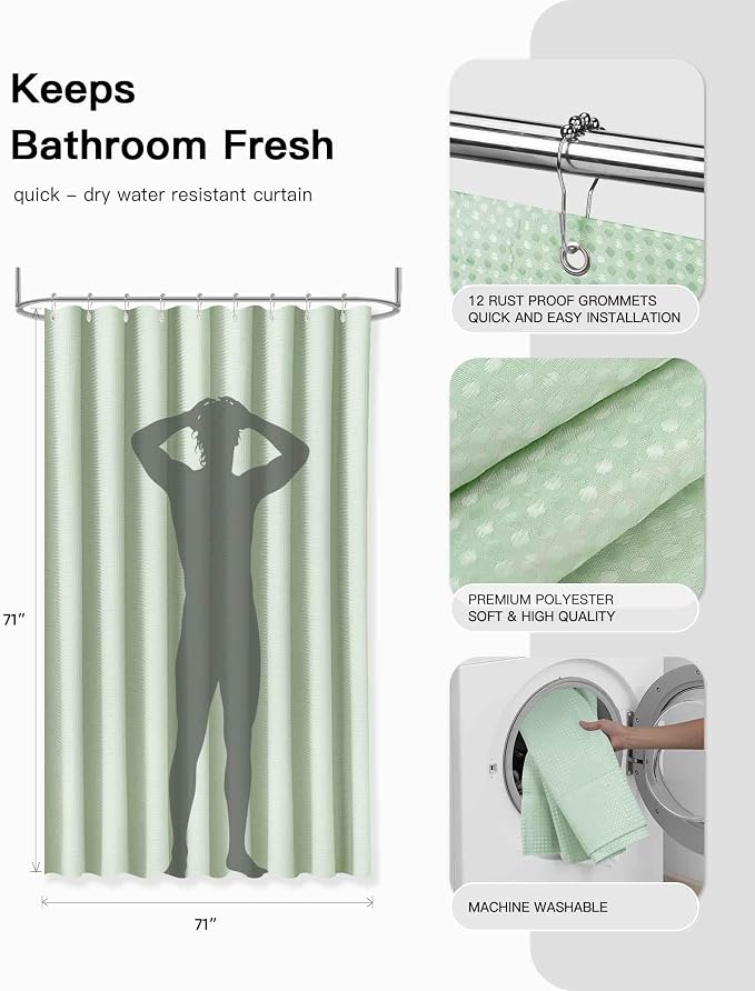 IMAVO Green Bathroom Set, Trash Can, Soap Dispenser, Soap Dish, Toothbrush - Image 5