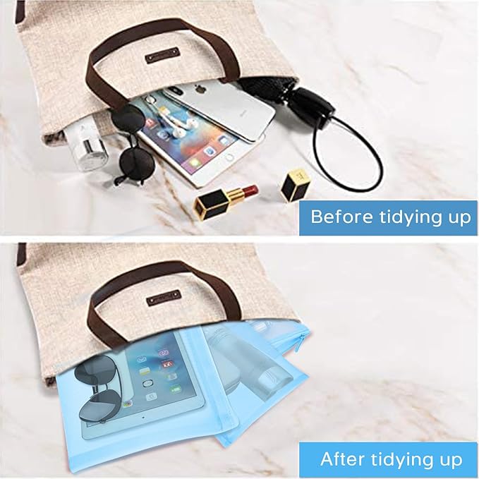 EASYFUN Mesh Pouch, Make up Bag - Image 4