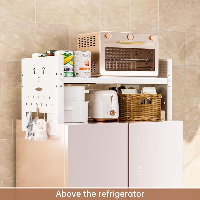 Adjustable Top Storage Shelf for Refrigerator or Washer, Dryer Countertop - Image 2