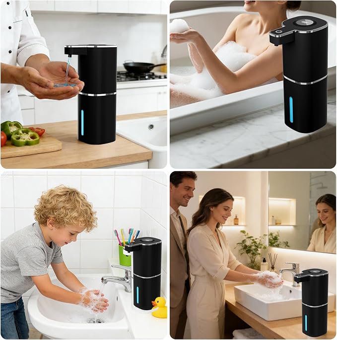 Automatic Liquid Soap Dispenser, Touchless Rechargeable Hand Soap Dispenser - Image 9