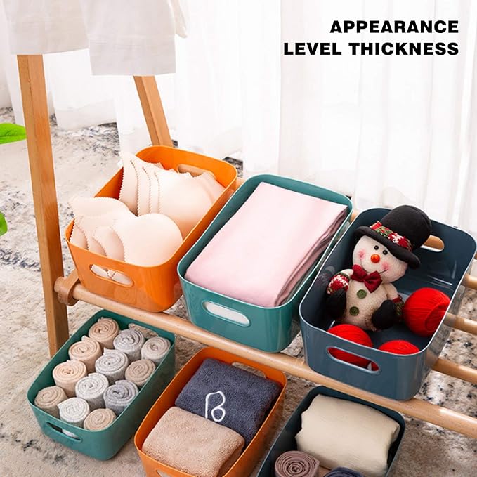 OWill 7 Pcs 2.1 L Plastic Storage Bins and Baskets - Image 4