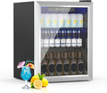 Beverage Refrigerator, 1.6 Cubic Feet/70 Can Fridge by Erivess