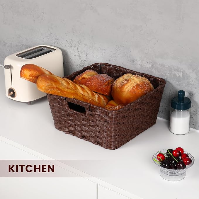 Wicker Storage Baskets, Baskets - Image 5