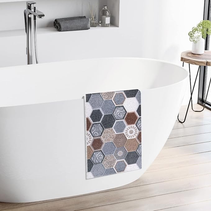 Bathtub Mat Shower Mat Non-Slip, 16x 39 Inch, Soft Comfort Bath Mat - Image 8
